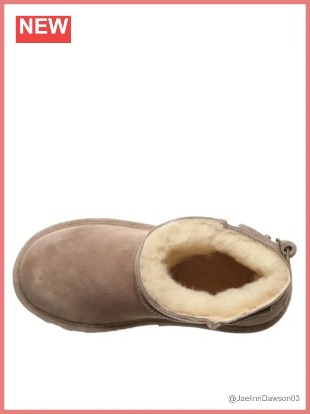 BEARPAW Betty Youth Ankle Boot Suede Sheepskin Blend Lined Water Repellent